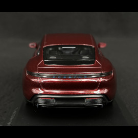 Porsche Taycan Turbo S 2019 Cherry Red Metallic 1/43 Minichamps 410068474
