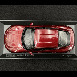 Porsche Taycan Turbo S 2019 Cherry Red Metallic 1/43 Minichamps 410068474