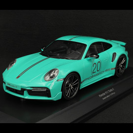 Porsche 911 Turbo S Type 992 2021 20th Anniversary China Mint Green Metallic 1/18 Minichamps 155069175