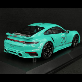 Porsche 911 Turbo S Type 992 2021 20th Anniversary China Mint Green Metallic 1/18 Minichamps 155069175