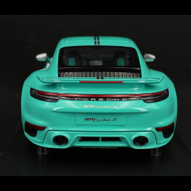 Porsche 911 Turbo S Type 992 2021 20th Anniversary China Mint Green Metallic 1/18 Minichamps 155069175