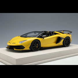 Lamborghini Aventador SVJ Roadster 2019 Pearl Yellow 1/18 MakeUp EML029D