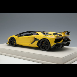 Lamborghini Aventador SVJ Roadster 2019 Pearl Yellow 1/18 MakeUp EML029D