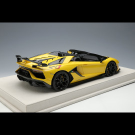 Lamborghini Aventador SVJ Roadster 2019 Pearl Yellow 1/18 MakeUp EML029D