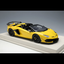 Lamborghini Aventador SVJ Roadster 2019 Pearl Yellow 1/18 MakeUp EML029D