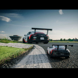 3D Puzzle Porsche 911 GT3 Cup weiß / rot / schwarz 108 Teile 1/18 Ravensburger 111473