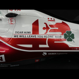 Kimi Raikkonen Alfa Romeo C41 n° 7 GP Abu Dhabi 2021 F1 1/18 Minichamps 117212307