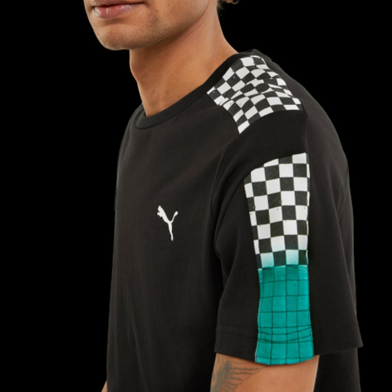 Puma Mercedes-AMG Petronas Men's Motorsport T-Shirt, Black, L
