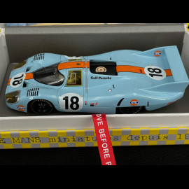 Porsche Slot car 917 LH Le Mans 1971 n° 18 JWA Gulf 1/32 Le Mans miniatures 13207118M