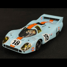 Porsche Slot car 917 LH Le Mans 1971 n° 18 JWA Gulf 1/32 Le Mans miniatures 13207118M