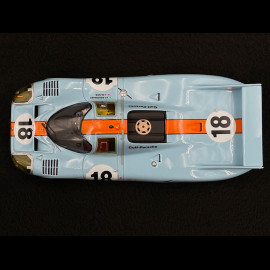 Porsche Slot car 917 LH Le Mans 1971 n° 18 JWA Gulf 1/32 Le Mans miniatures 13207118M