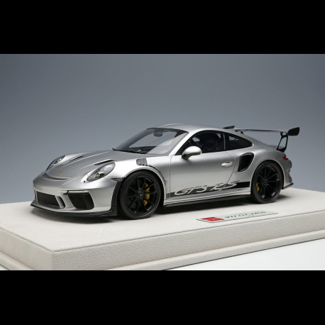 Porsche 911 GT3 RS type 991 2018 GT Silver Grey 1/18 Make Up