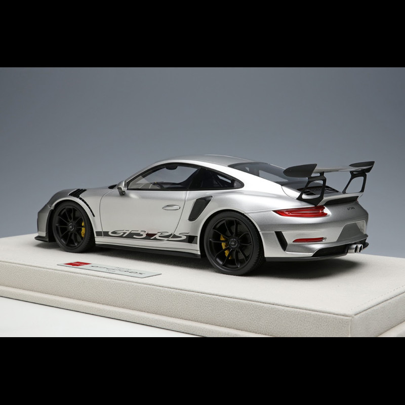 Porsche 911 GT3 RS type 991 2018 GT Silver Grey 1/18 Make Up