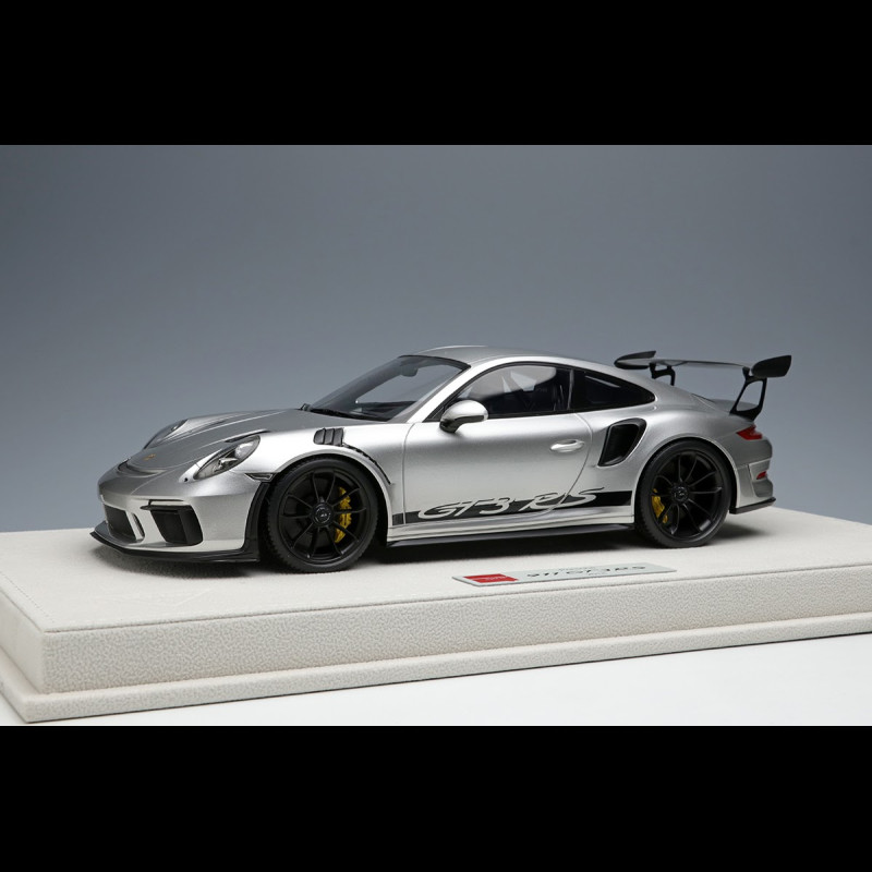 Porsche 911 GT3 RS type 991 2018 GT Silver Grey 1/18 Make Up