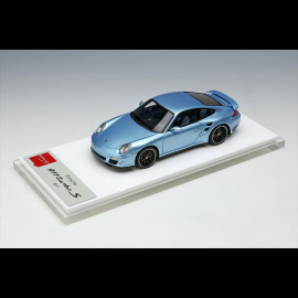 Porsche 911 Turbo S Type 997 2011 Eisblau Metallic 1/43 Make Up Models EM604A