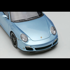 Porsche 911 Turbo S Type 997 2011 Eisblau Metallic 1/43 Make Up Models EM604A