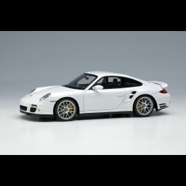 Porsche 911 Turbo S Type 997 2011 Carrara White Metallic 1/43 Make Up Models EM604B