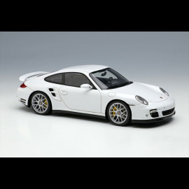 Porsche 911 Turbo S Type 997 2011 Carrara White Metallic 1/43 Make Up Models EM604B