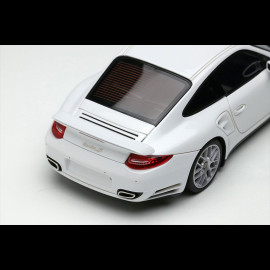 Porsche 911 Turbo S Type 997 2011 Carrara White Metallic 1/43 Make Up Models EM604B