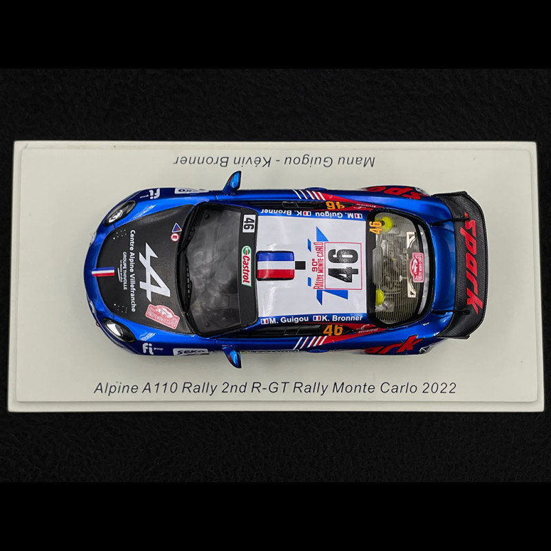 Alpine A110 Rally n° 46 Rallye Monte Carlo 2022 1/43 Spark S6698