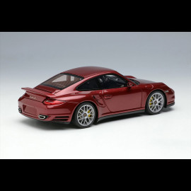 Porsche 911 Turbo S Type 997 2011 Ruby Red Metallic 1/43 Make Up Models EM604D