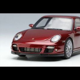 Porsche 911 Turbo S Type 997 2011 Ruby Red Metallic 1/43 Make Up Models EM604D