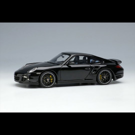 Porsche 911 Turbo S Type 997 2011 Basalt Black Metallic 1/43 Make Up Models EM604E