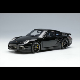 Porsche 911 Turbo S Type 997 2011 Basalt Black Metallic 1/43 Make Up Models EM604E