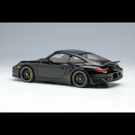 Porsche 911 Turbo S Type 997 2011 Basalt Black Metallic 1/43 Make Up Models EM604E