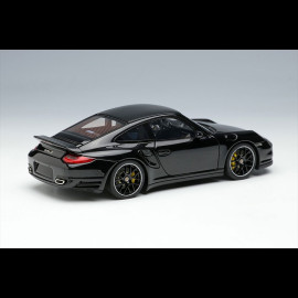 Porsche 911 Turbo S Type 997 2011 Basalt Black Metallic 1/43 Make Up Models EM604E