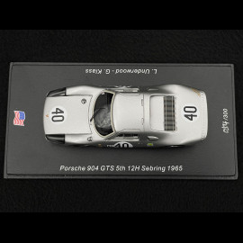 Porsche 904 GTS n° 40 12h Sebring 1965 1/43 Spark US263