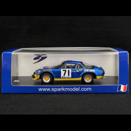 Alpine A110 n° 71 Sieger Critérium des Cévennes 1971 1/43 Spark SF135