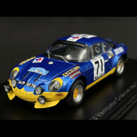 Alpine A110 n° 71 Sieger Critérium des Cévennes 1971 1/43 Spark SF135