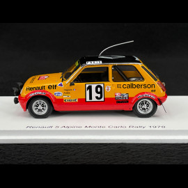 Renault 5 Alpine n° 19 2nd Rallye Monte Carlo 1978 1/43 Spark S6030