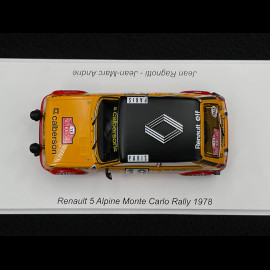 Renault 5 Alpine n° 19 2nd Rallye Monte Carlo 1978 1/43 Spark S6030