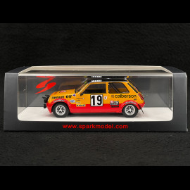 Renault 5 Alpine n° 19 2nd Rallye Monte Carlo 1978 1/43 Spark S6030