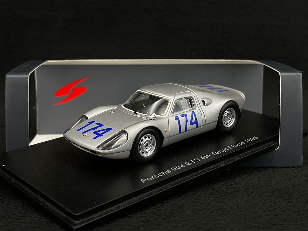 Porsche 904 GTS n° 174 Targa Florio 1965 1/43 Spark S9232 - Elfershop