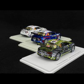 Set von 3 Alpine A110 Rallye Monte Carlo 2022 1/43 Spark