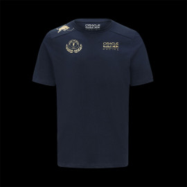 T-shirt Max Verstappen Red Bull Racing F1 World Champion Navy Blue 701225756-001 - men