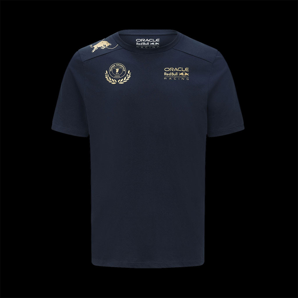 Max Verstappen T-shirt Red Bull Racing F1-Weltmeister Marineblau 
