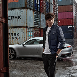 Porsche Steppjacke Porsche Collection Dunkelblau WAP721NPOR