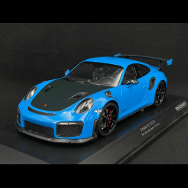 Porsche 911 GT2 RS Type 991 2018 Shark Blue 1/18 Minichamps 155068308