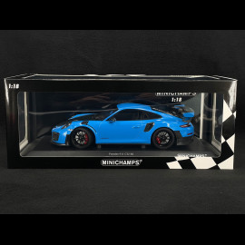 Porsche 911 GT2 RS Type 991 2018 Shark Blue 1/18 Minichamps 155068308