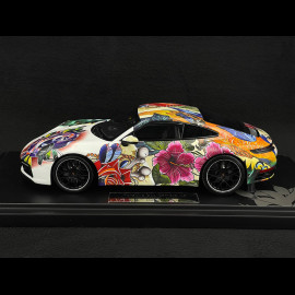 Porsche 911 Carrera 4S Coupé Flower Design Type 992 2019 Multicolour 1/18 Minichamps 155067329