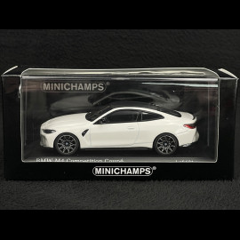 BMW M4 Competition Coupé 2020 Alpin White 1/43 Minichamps 410020122