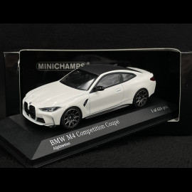 BMW M4 Competition Coupé 2020 Alpinweiß 1/43 Minichamps 410020122