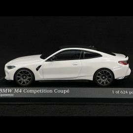 BMW M4 Competition Coupé 2020 Alpin White 1/43 Minichamps 410020122