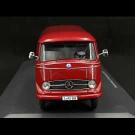 Duo Transporter Mercedes-Benz L319 and Porsche 911 RS 1967 White 1/43 Schuco 450249900