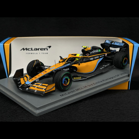 Lando Norris McLaren MCL36 n° 4 3rd GP Italia 2022 F1 1/43 Spark 