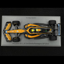 Lando Norris McLaren MCL36 n° 4 3. GP Italia 2022 F1 1/43 Minichamps 410211433